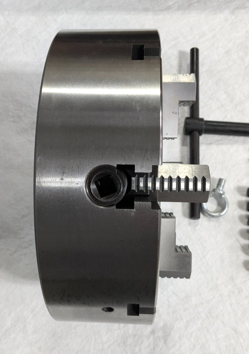 12" Independent 4 Jaw Lathe Chuck D1-6 Mounting 3.74" Through Hole 429-4126