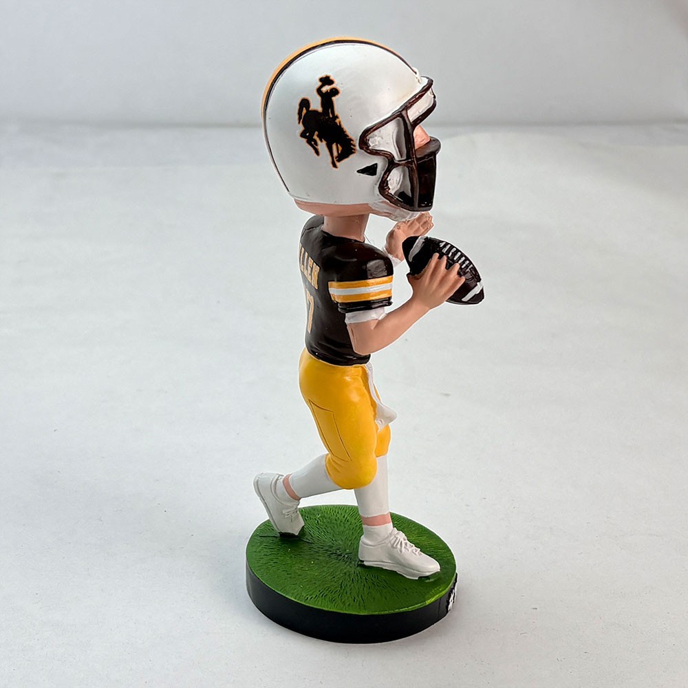 Josh Allen Wyoming Bobblehead – Jersey Retirement #17 – New in Box