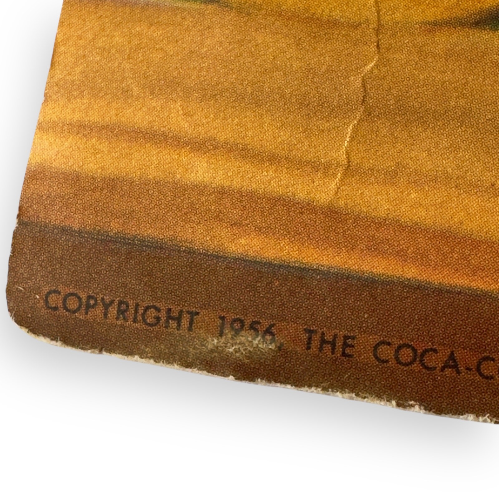 Vintage 1956 Rare Coca Cola Store Sign Original Coke Lithograph 14” x 20” READ