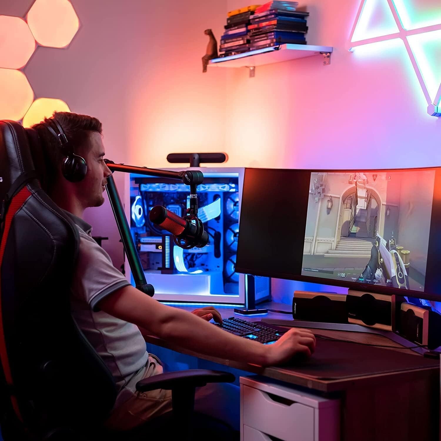 IXTECH Boom Arm-Adjustable 360° Rotatable Microphone Arm-Sturdy Stainless Steel