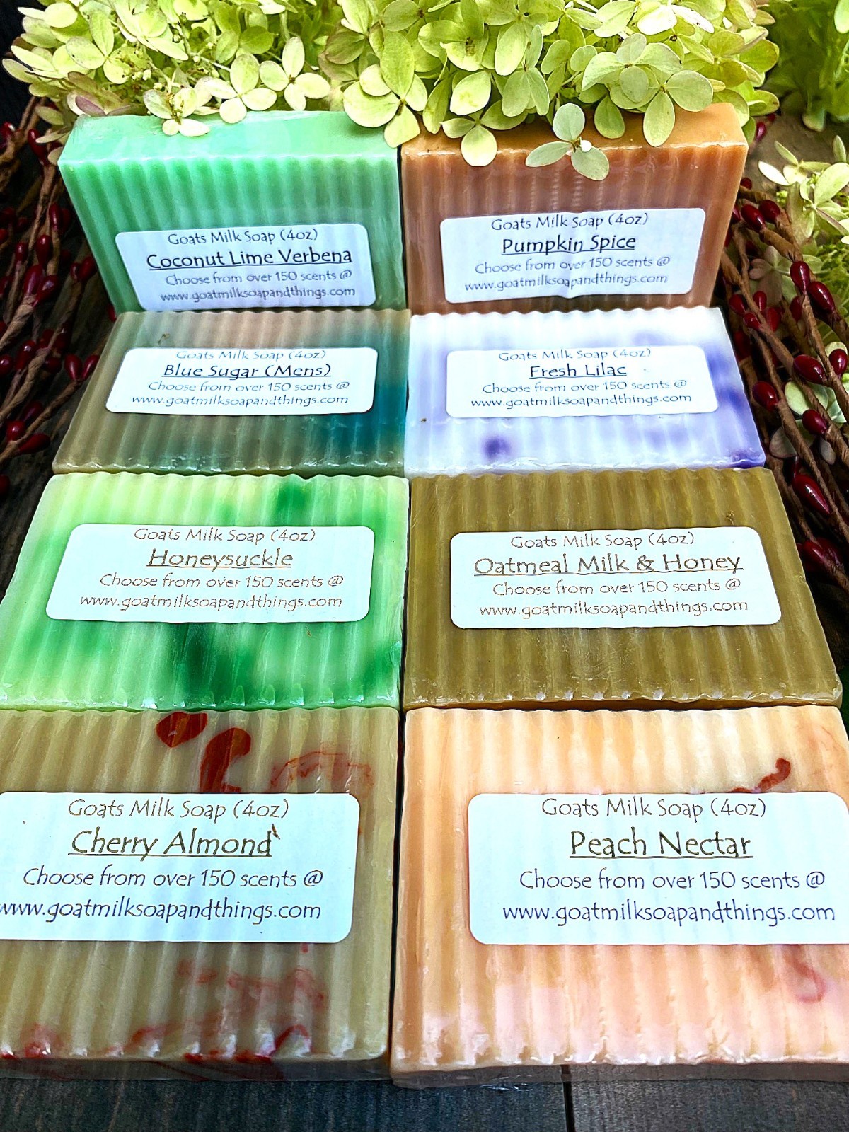 SOAP HandMade Goats Milk Scented Bar Bath Moisturizing 140 Scents U Choose 4oz