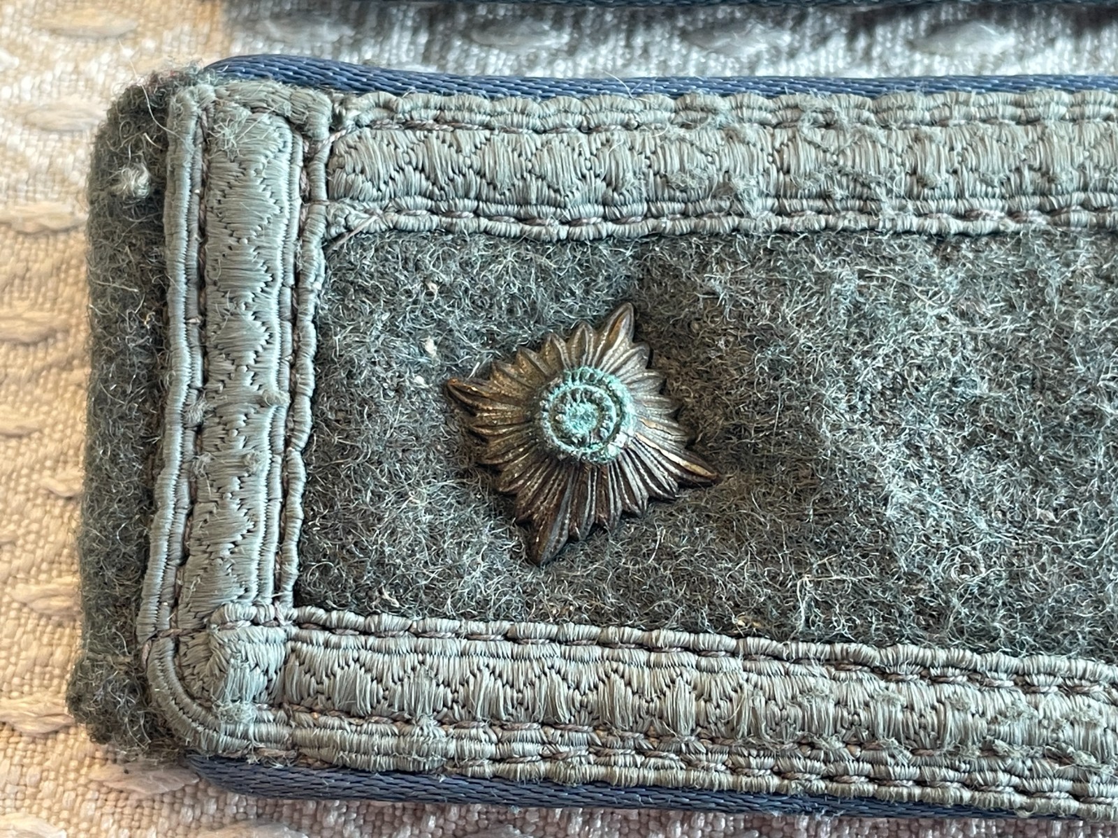 PAIR OF ORIGINAL GERMAN WW2 WWII MOTOR TRANSPORT NCO SHOULDER BOARDS EPAULETTES