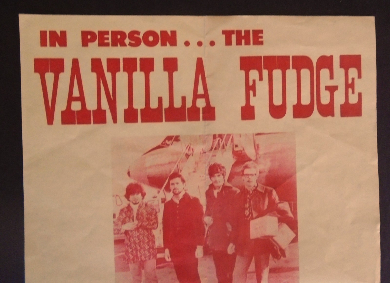 ORIGINAL HANDBILL-VANILLA FUDGE/GRASS ROOTS-BORDWALK BANDSHELL-DAYTONA BEACH-68