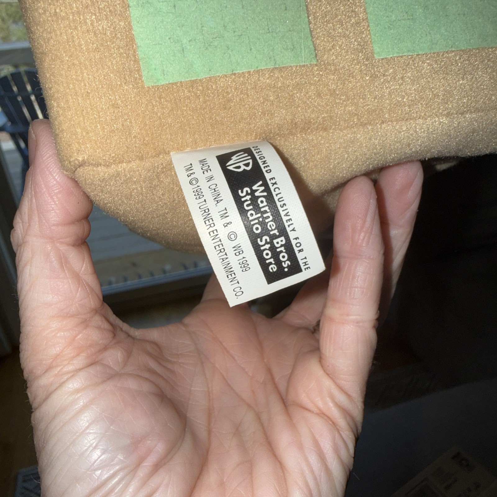 Vtg Wizard of Oz Plush Hanging Hot Air Balloon State Fair Warner Bros Wizard