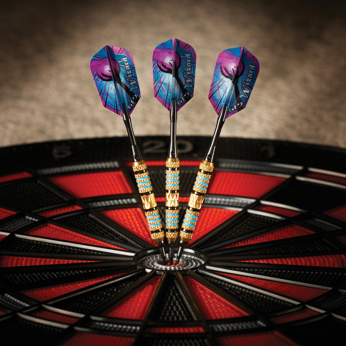 Viper Wizard Soft Tip Darts - Dartboard Game Accessory - Blue/Black - 18 Grams