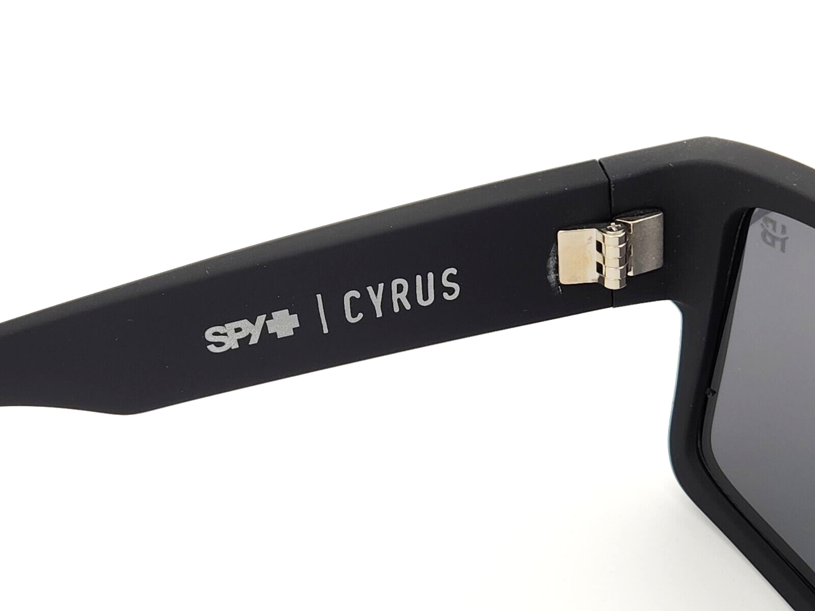 Polarized Spy Cyrus Sunglasses Soft Matte Black Frame Smoke Tint Polarized Lens