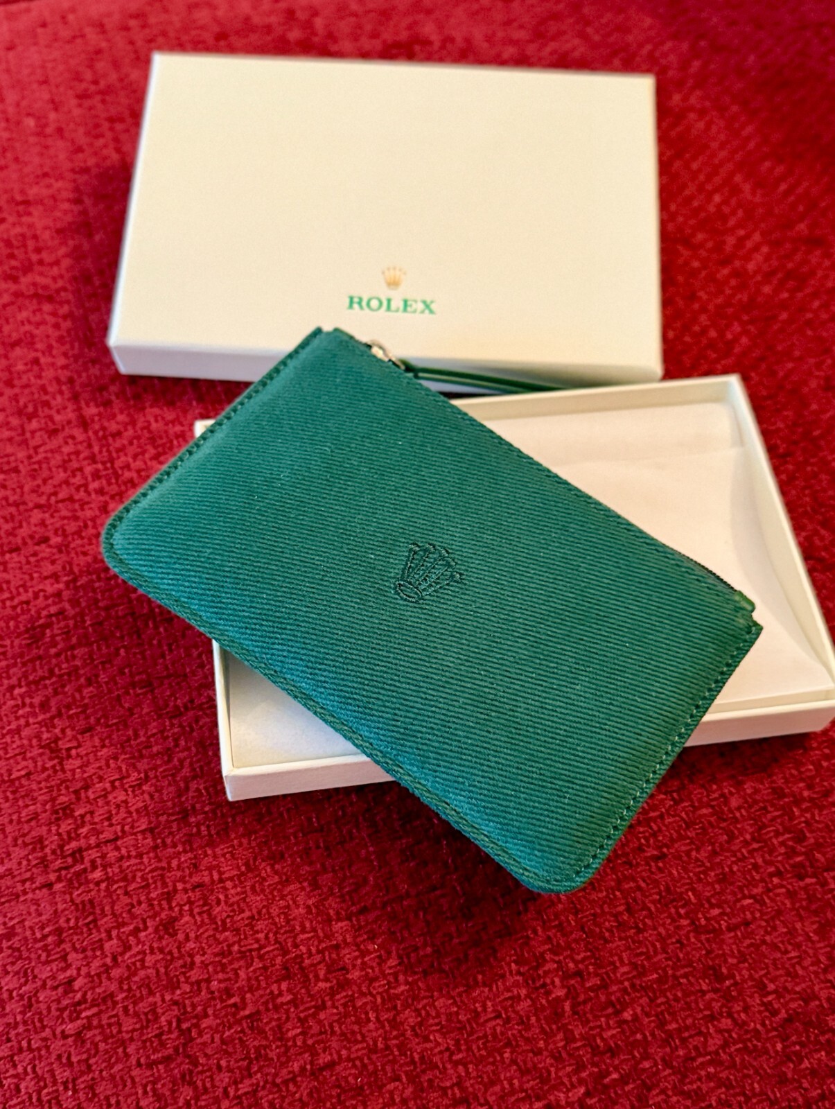 New Rolex Green Submariner Watch Travel Pouch - New Boxed |VIP Advertising Gift