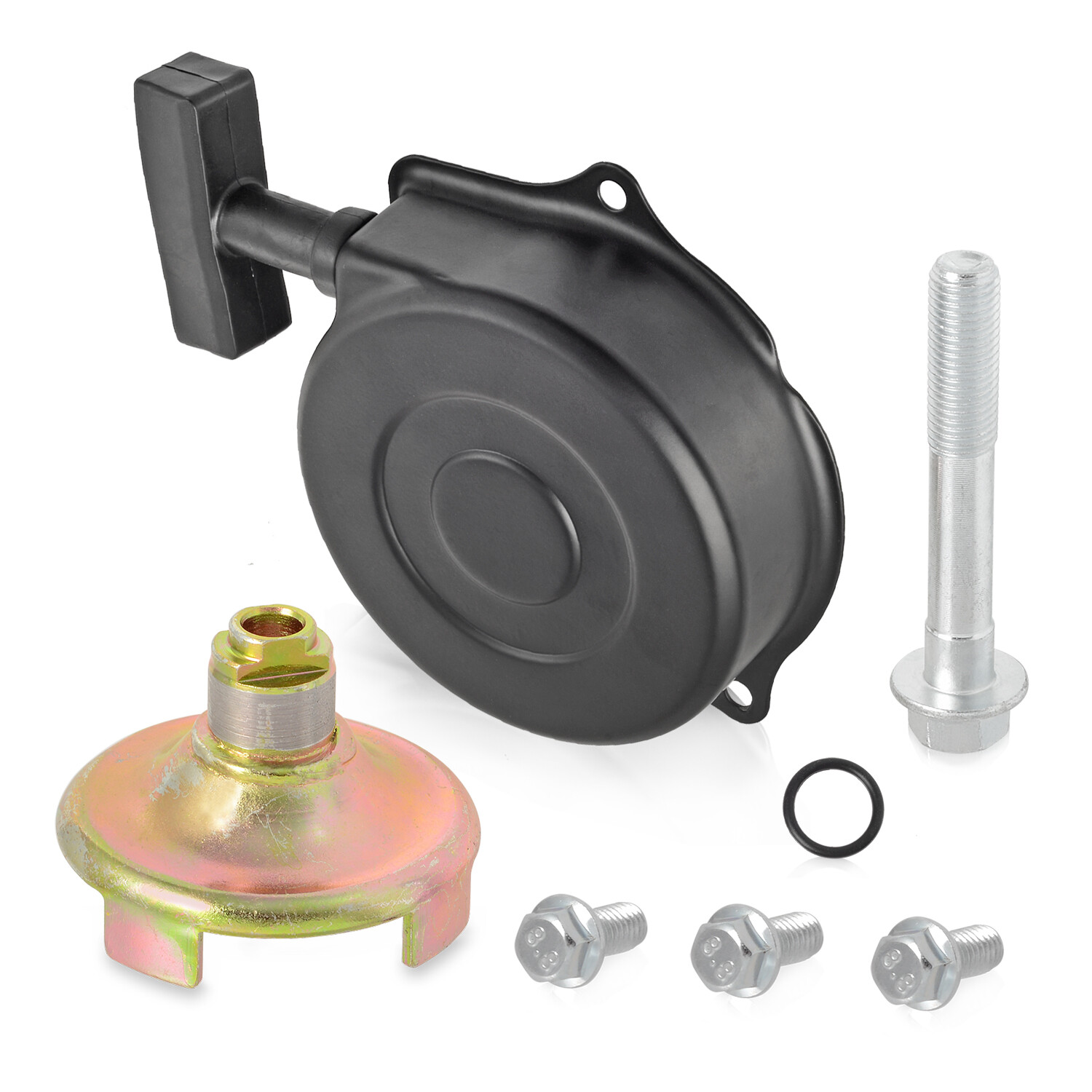 Recoil Starter Assembly & Pulley w/ Bolt for Honda Recon 250 TRX250TM 2002-2020