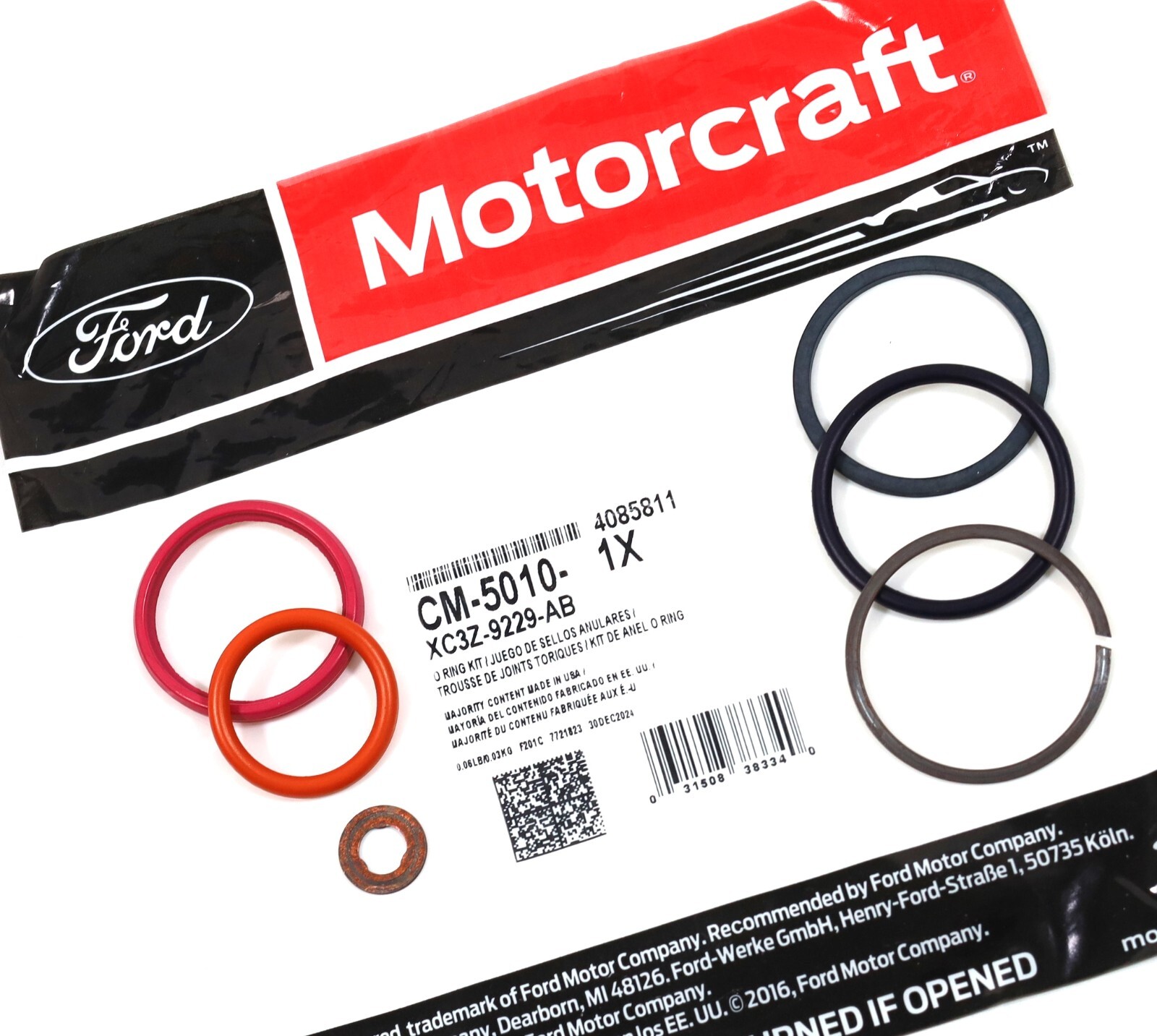 Motorcraft CM-5010 Injector O-Rings Full Set 94–03 7.3L Powerstroke XC3Z-9229-AB