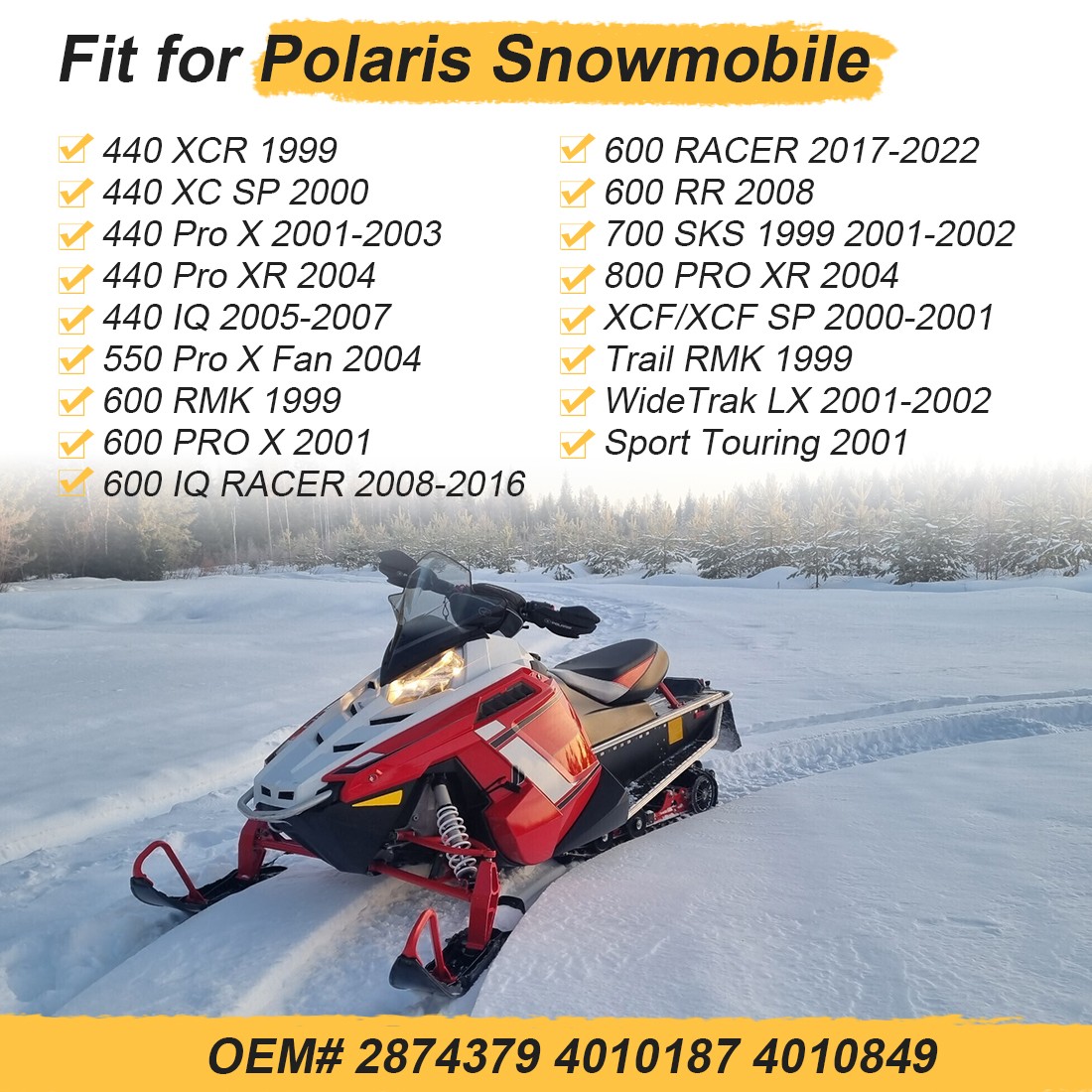 Snowmobile Tether Switch, 2874379 For Polaris 550/600/800 Axys & Pro-Ride