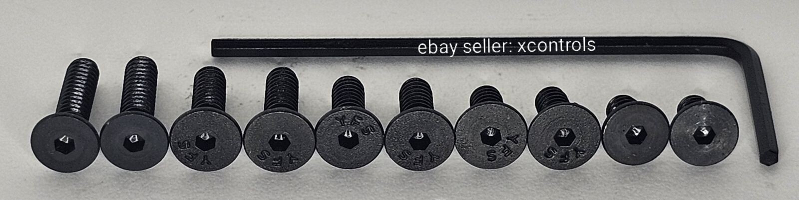 Trijicon, Holosun, HGW, Brownells, Zaffiri, ZEV Slides screw kit. (New Improved)