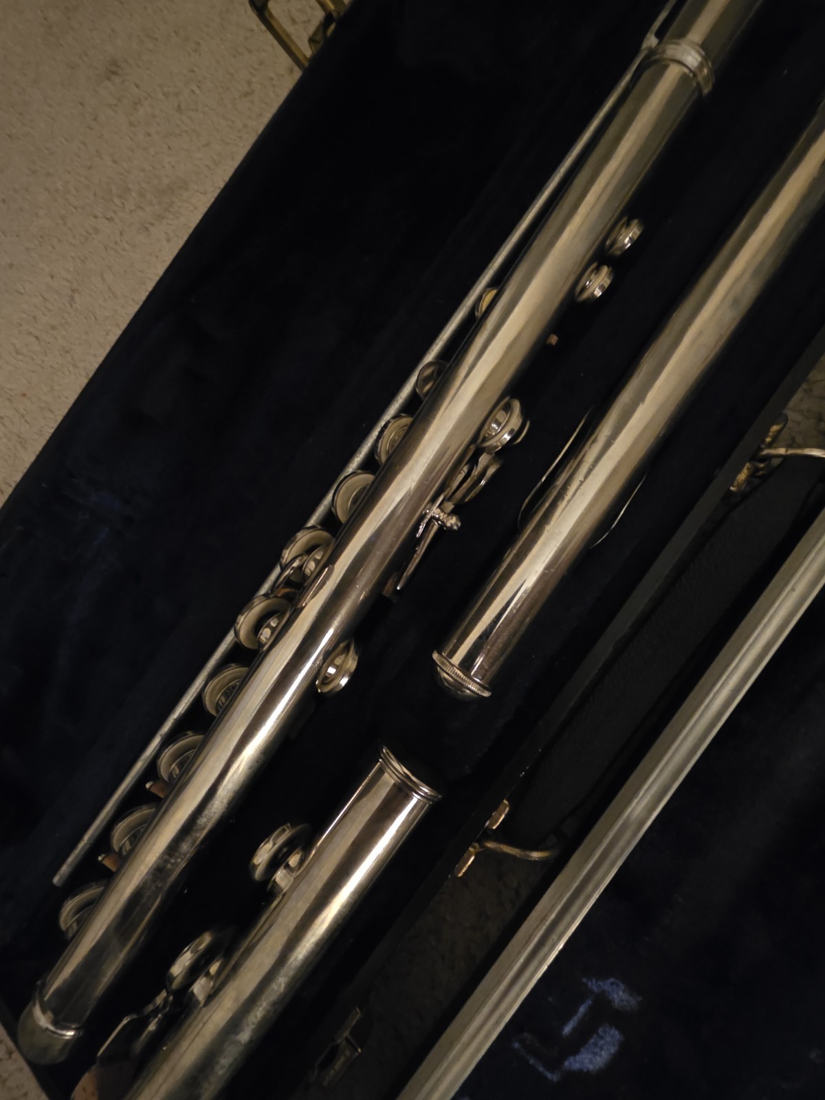 Two King Cleveland Flutes w/ Case Closed Holes C Foot