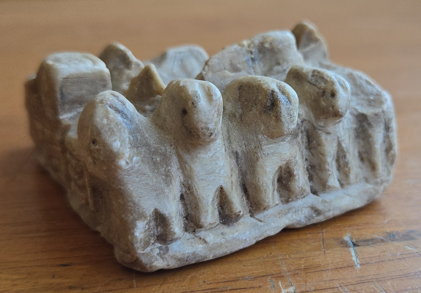 Antique Andean Carved Stone Illa Talisman Amulet Pre-Columbian Peru Andes