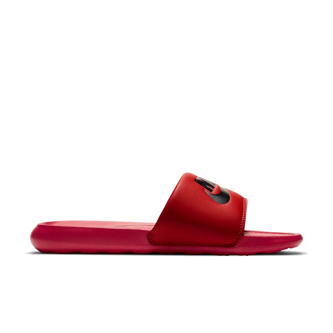 NEW Nike Victori One Slides Red Black Comfort Sandals CN9675‑600 Mens Sizes