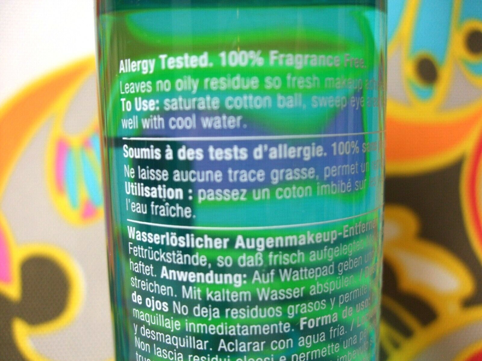 Clinique Rinse-Off Eye Makeup Solvent All Skin Types Full Size 4.2 fl oz $26 Val