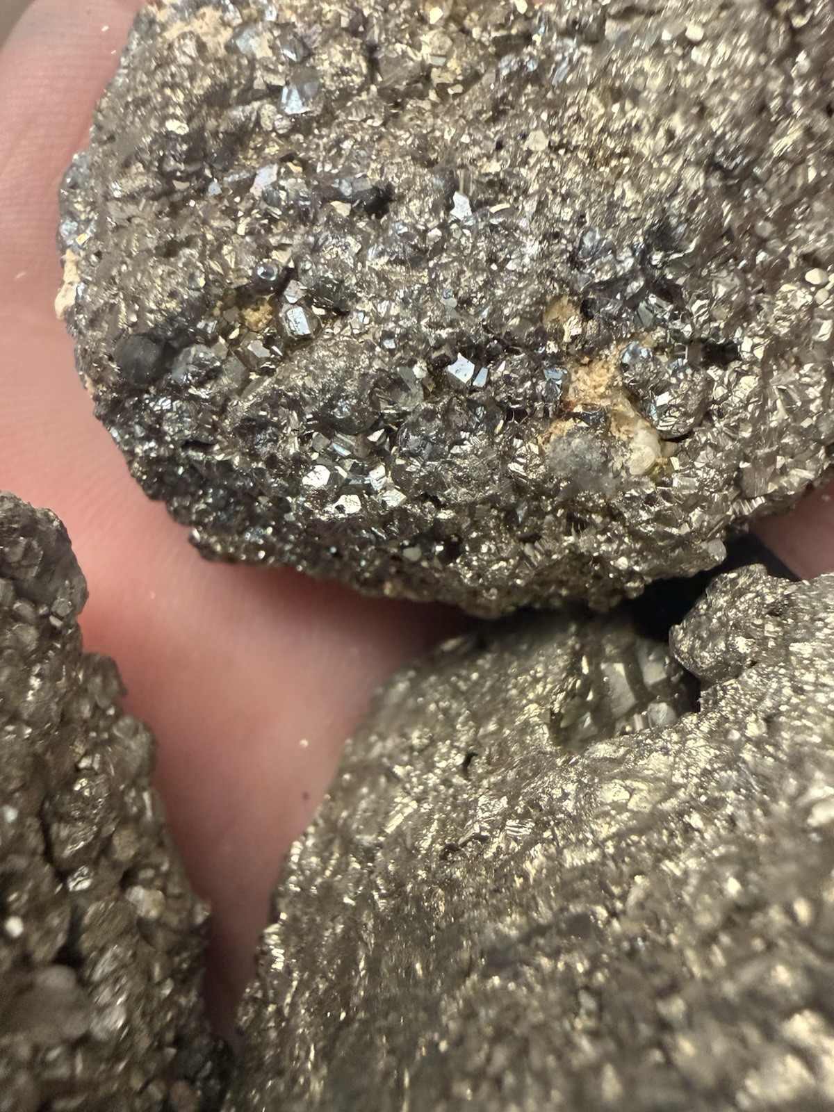 almost 1lb mixed pyrite cubes limonite after pyrite lot 2