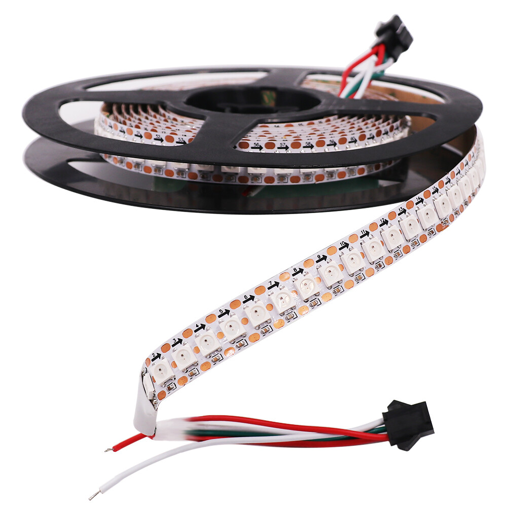 Wholesale WS2812B 5V 5050 RGB LED Strip 1-20M 60-1200 Led Individual Addressable