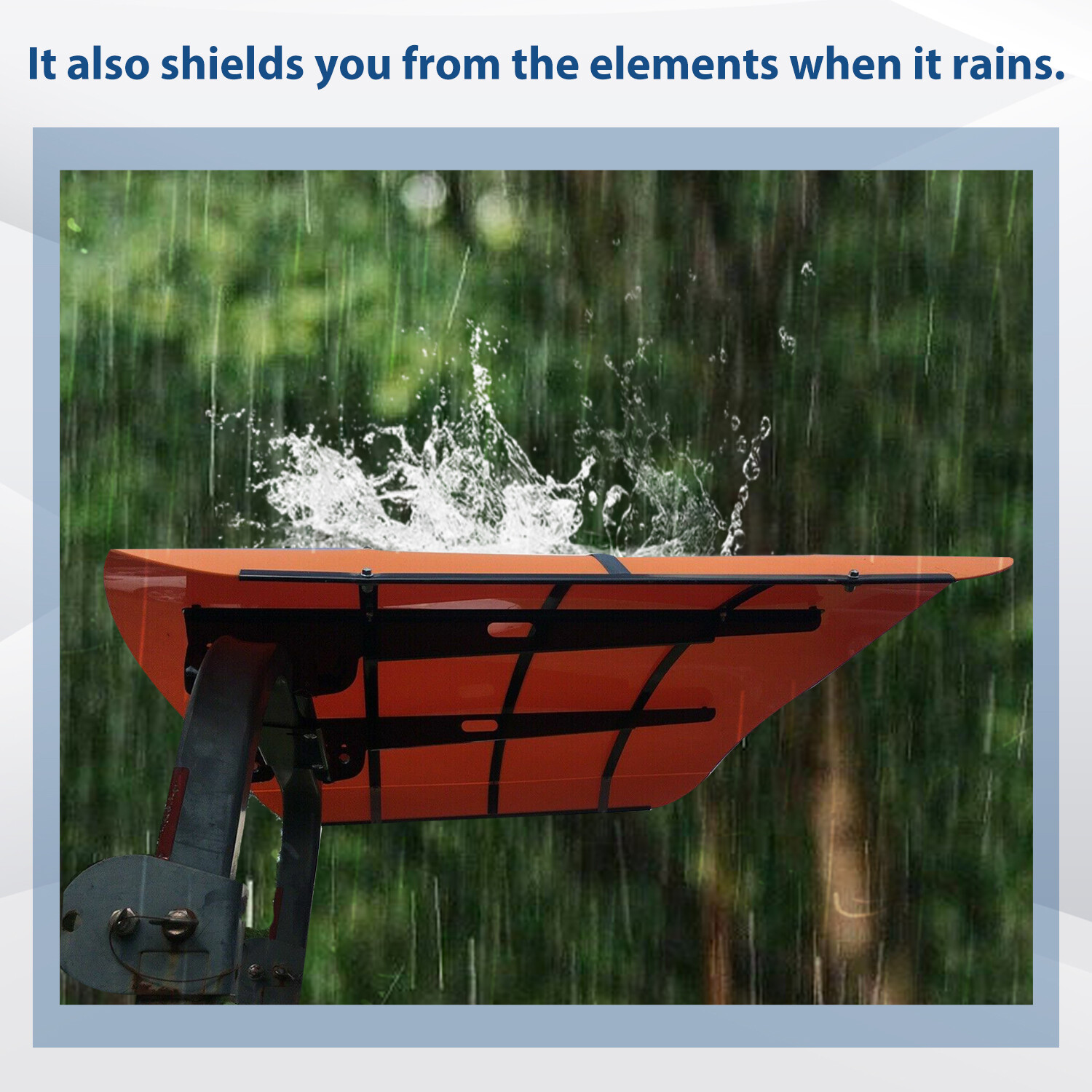 Orange Tuff Top Tractor Canopy For ROPS 48-3/8" X 48-3/8"