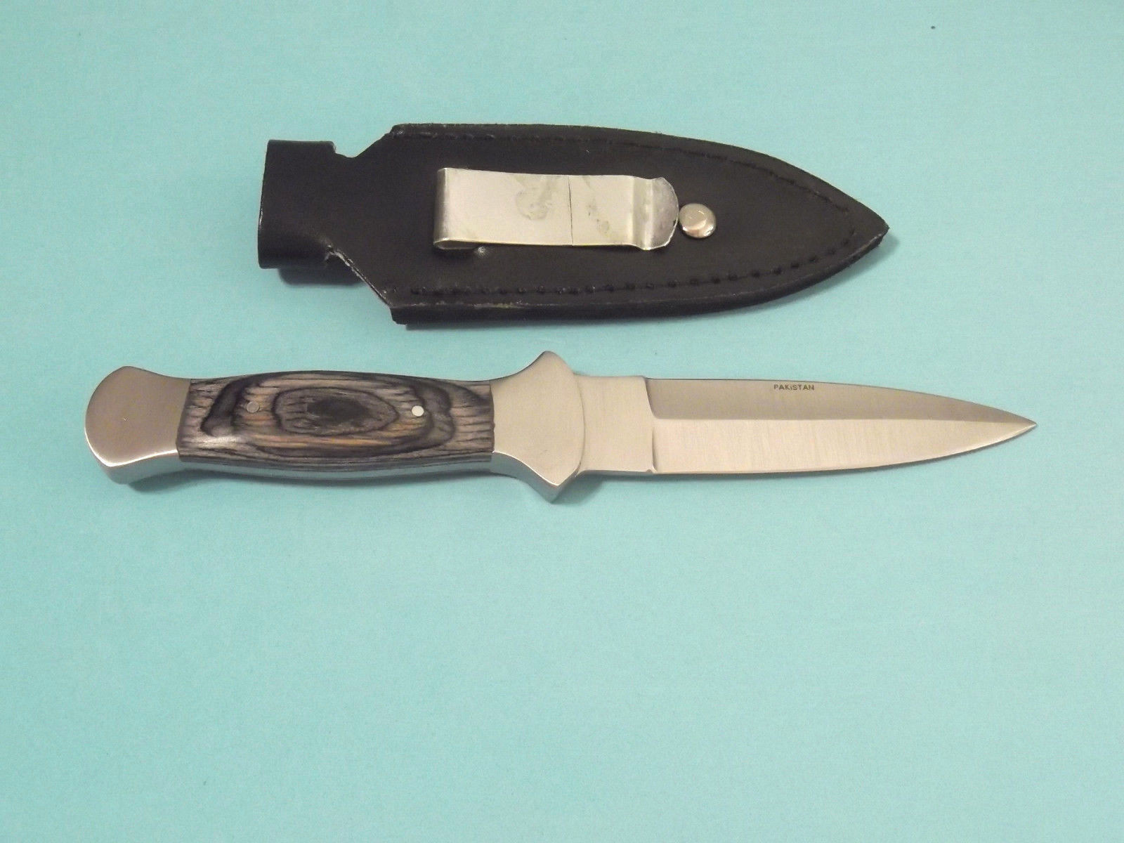 Boot Knife 203403 Black wood dagger full tang knife 7 1/2" overall PA3403 NEW!