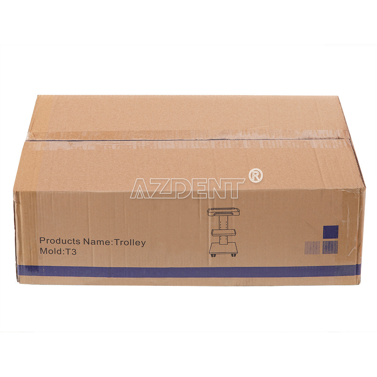 dental Carrito móvil con enchufe incorporado carrito médico con ruedas gemelas