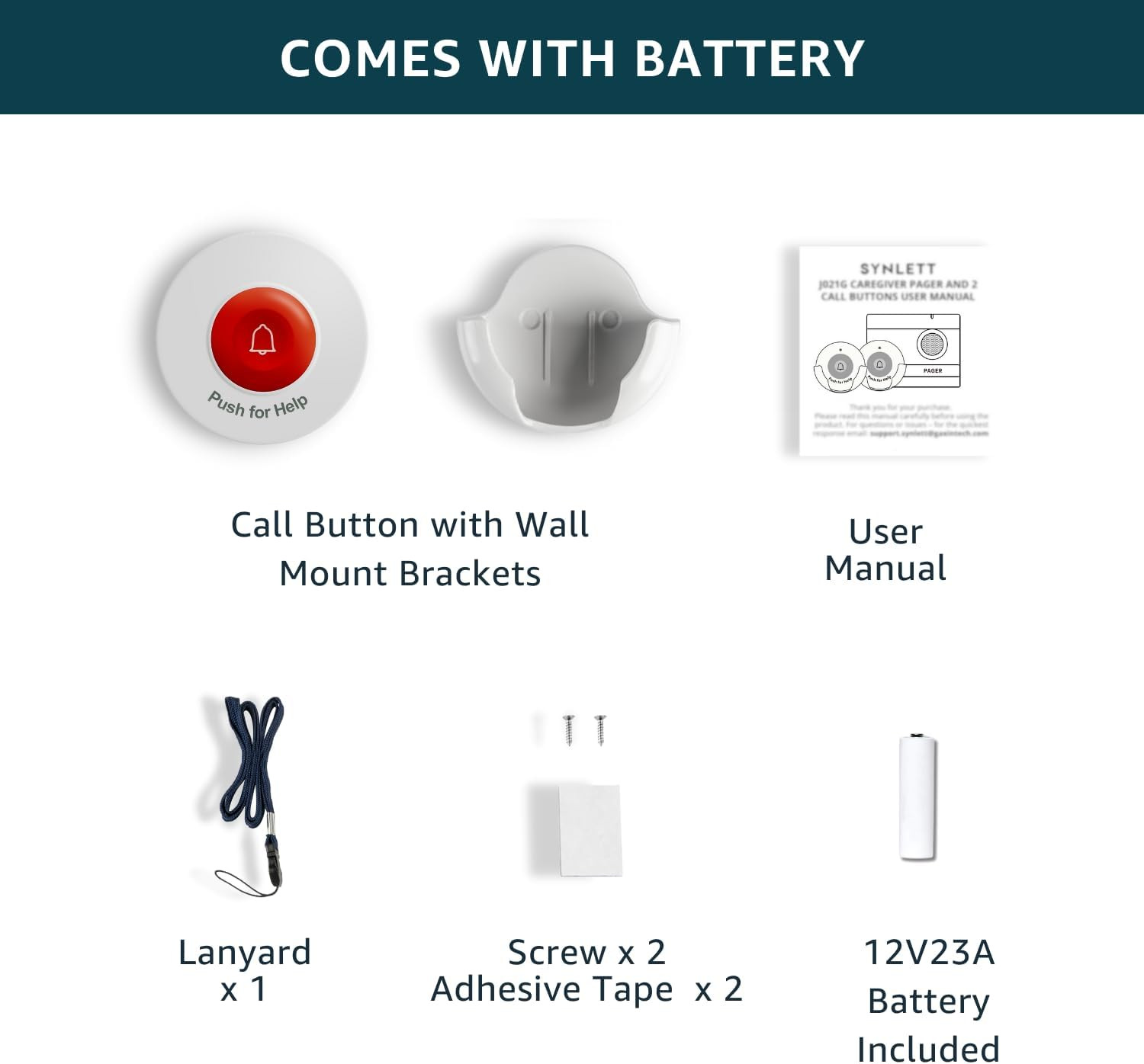 Life Alert Medical Call Button for Elderly at Home 100 Days of School - Compatib
