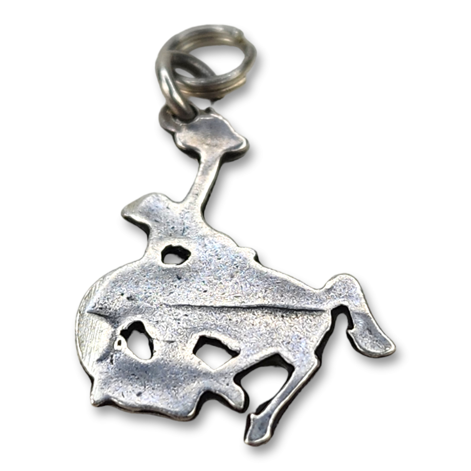 Vintage Southwestern Sterling Silver 925 Bucking Bronco Cowboy Charm