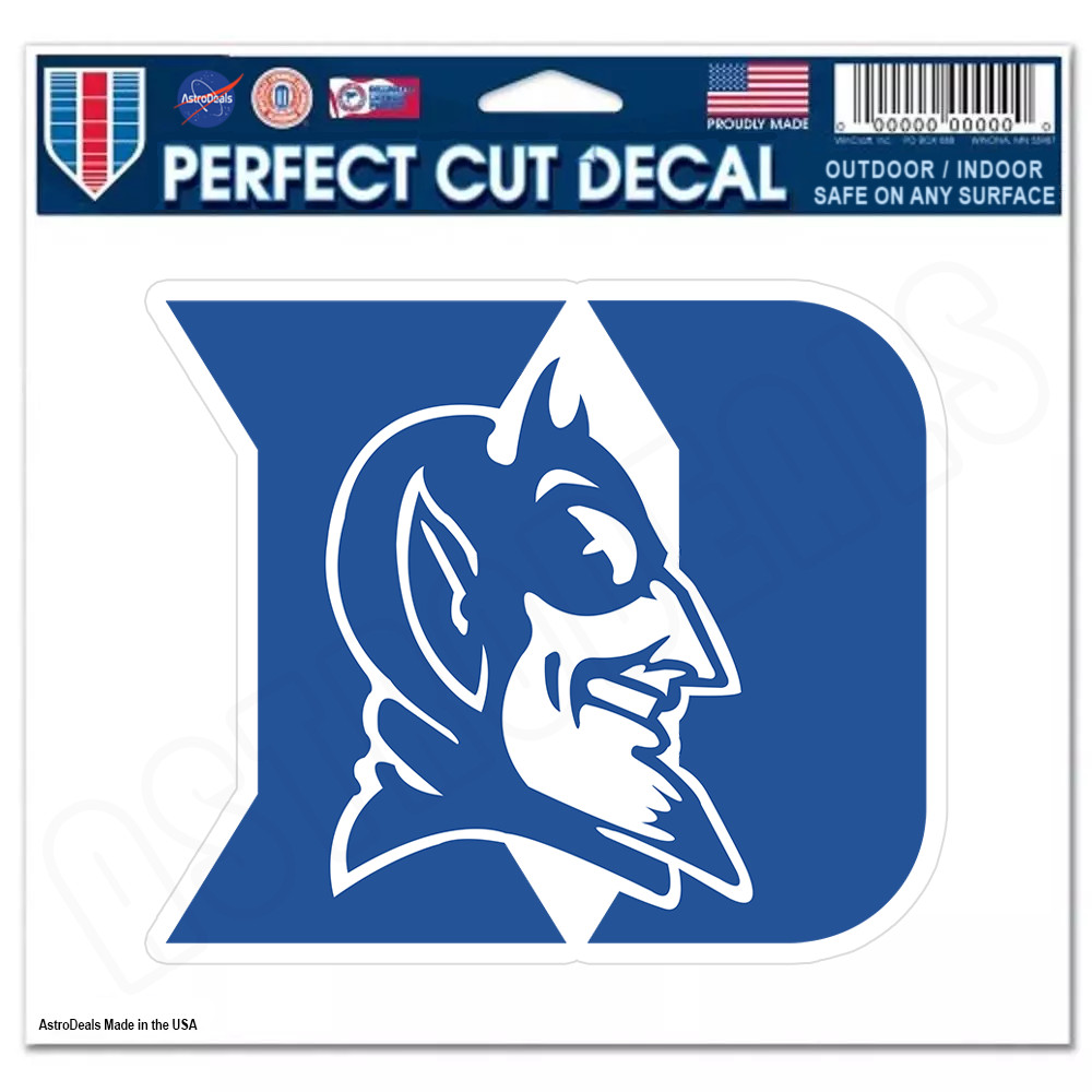 Duke Blue Devils Logo NCAA College Vinyl Sticker Decal *Size: 3"-12"*