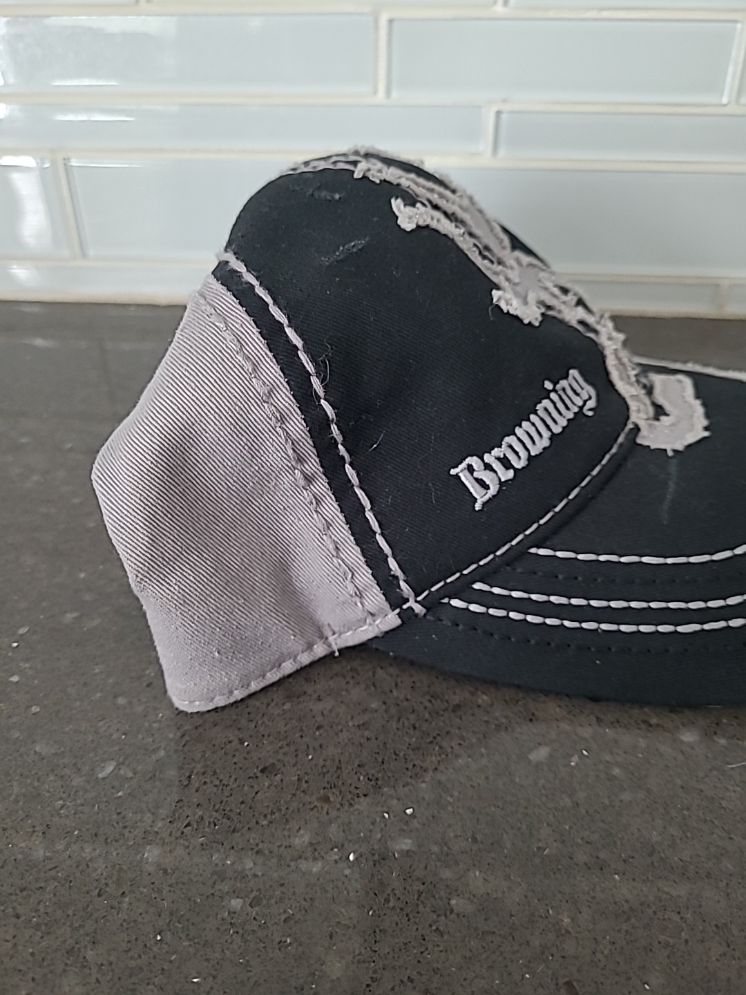 2 Hats Browning Womens Trucker Hook Loop Closure Hat Cap Cotton