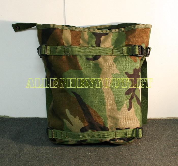 Molle RADIO POUCH WOODLAND Camo UTILITY Tote Pack US Army Military USGI VGC
