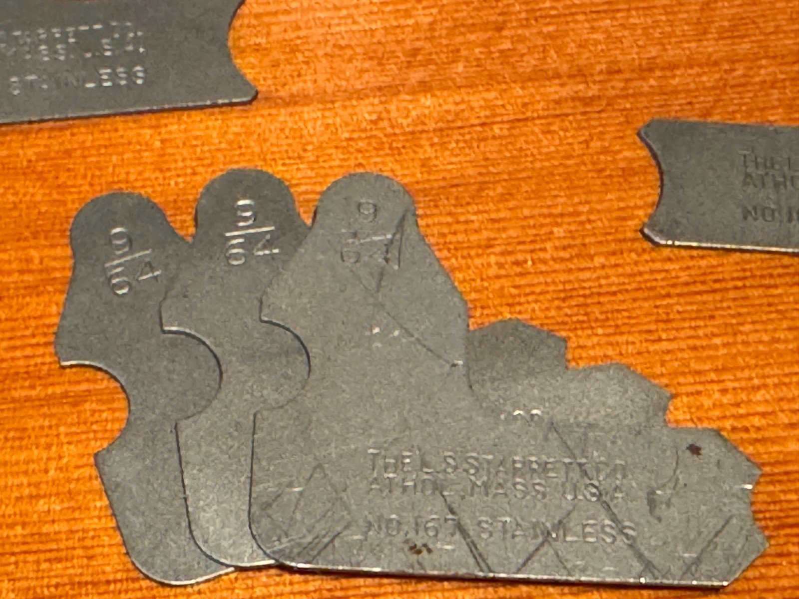 Genuine Starrett Radius Gage From No. S167C 1/32"-1/2"