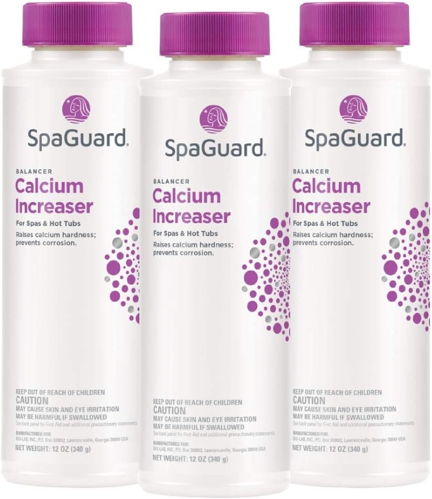 SpaGuard Calcium Hardness Increaser, Spas and Hot Tubs - 12 oz (3 Pack)
