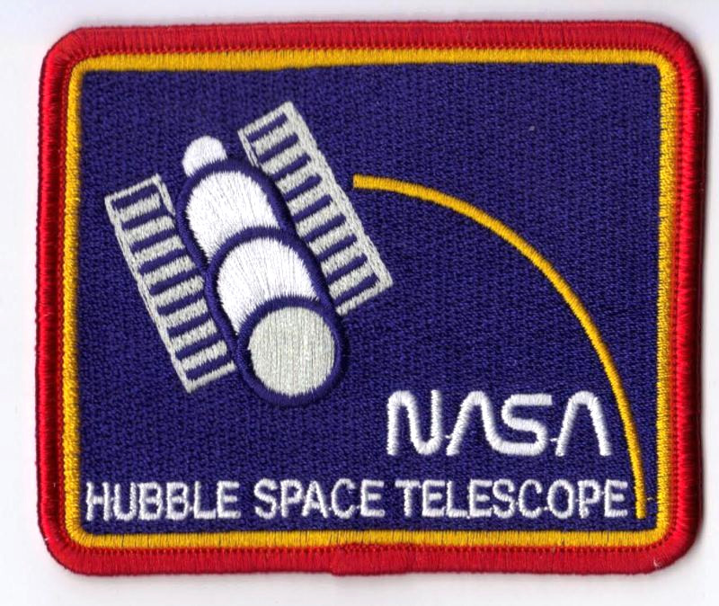 NASA JPL HUBBLE SPACE TELESCOPE - AB Emblem ORIGINAL SPACE PATCH - Made in USA