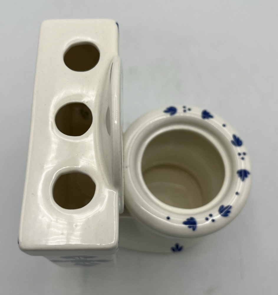 Delftware Delft Toothbrush Holder Ceramic Toilet Bowl Holland