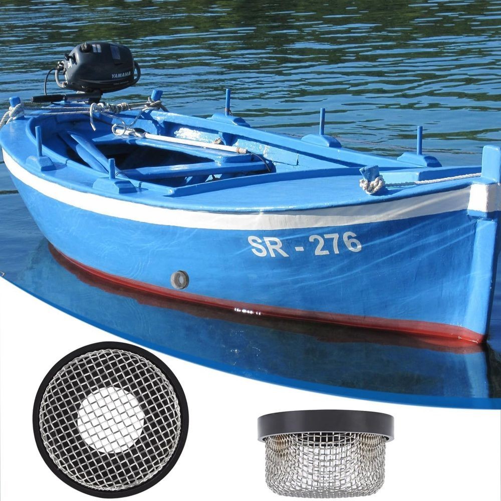 4x 3/4"-14 Stainless Steel Mesh Aerator Screen Strainer For Livewell Pump C674