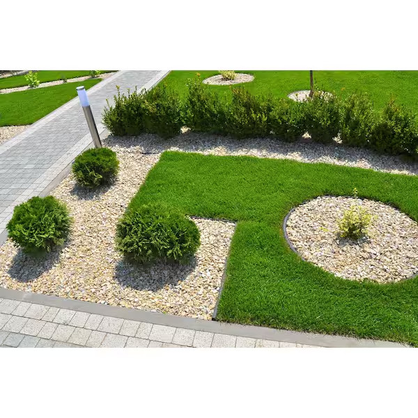 Landscape Edging Black 40ft x 5in Heavy Duty Plastic Garden Border Stakes Set