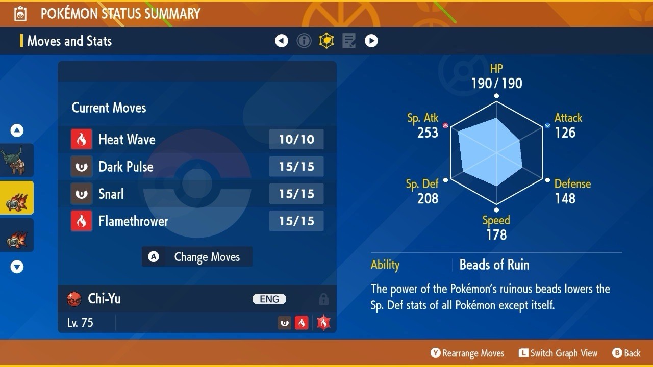 Chi-Yu Shiny Event September 2025 Untouched IV Legit Pokémon Scarlet Violet