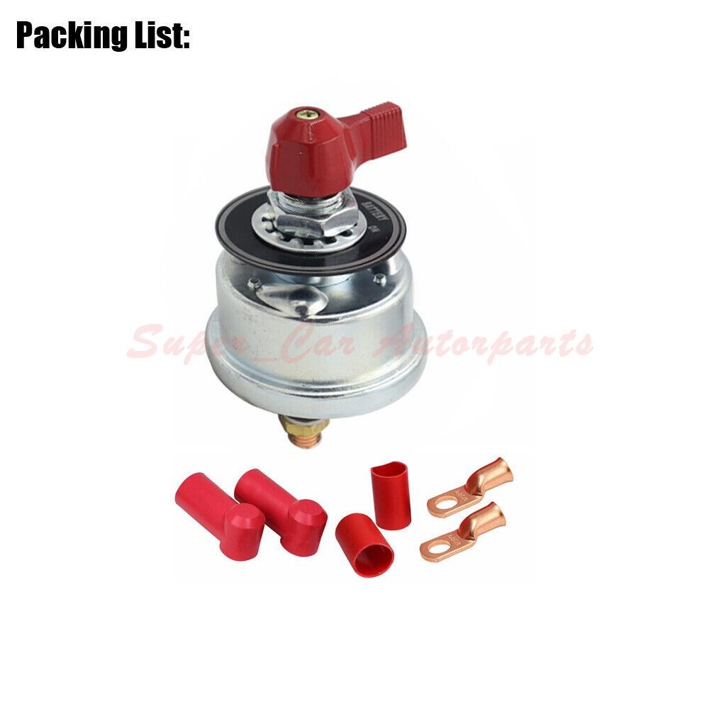 300A 12V High Current Master Battery Disconnect Switch Heavy Duty Power Cut Off