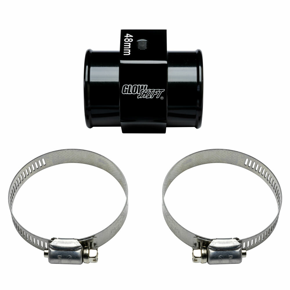 GlowShift 48mm (1-7/8") ID Water Coolant Temperature Sensor Hose Attachment