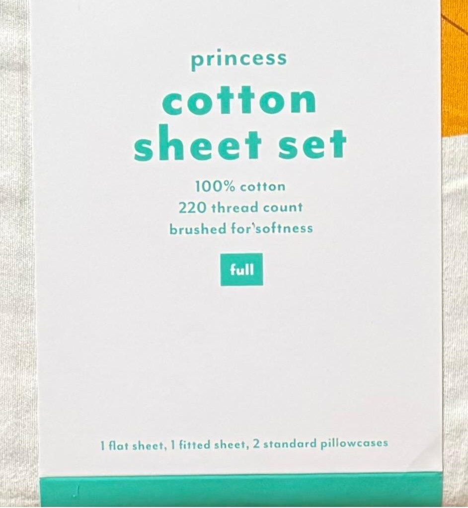 NEW! Full PRINCESS Characters Kids' Sheet SET!! DISNEY Collection by Pillowfort!