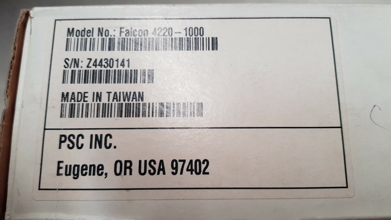 Genuine Datalogic Falcon 42201000 Wireless Portable Data Terminal New See Pics