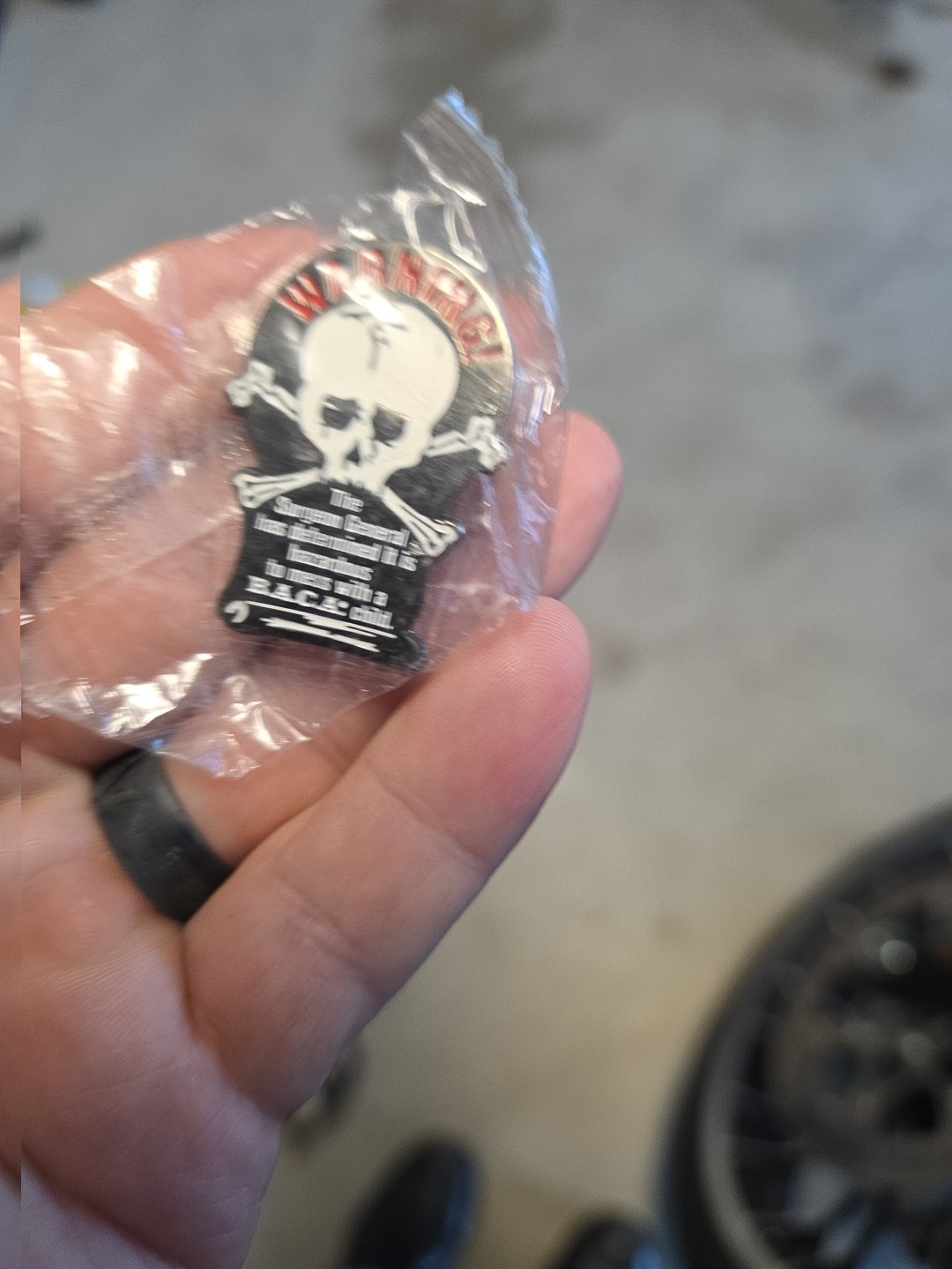 Bikers Against Child Abuse Pin