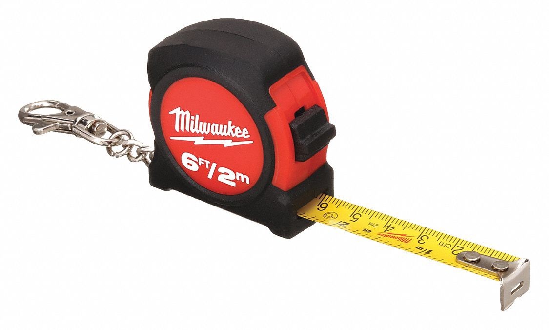 Milwaukee 48-22-5506 6'/2-m Keychain Tape Measure