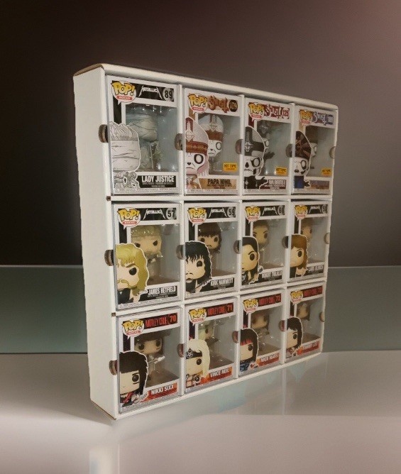 Funko Pop display case by Mk Kubbies 2-PACK Holds 24+pops