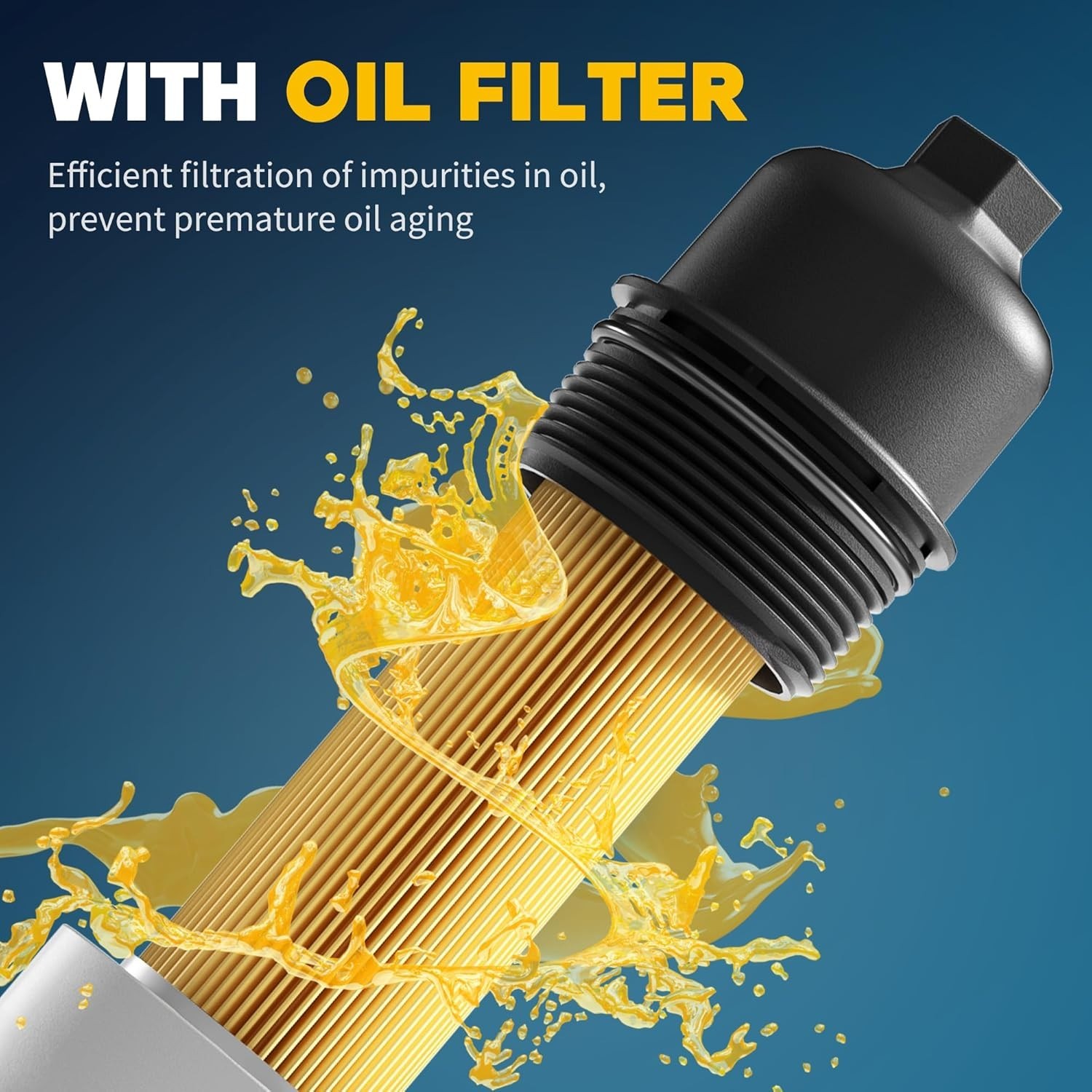 926-876 926-959 Aluminum Oil Filter Housing w/Cooler fo Chrysler Dodge Jeep 3.6L