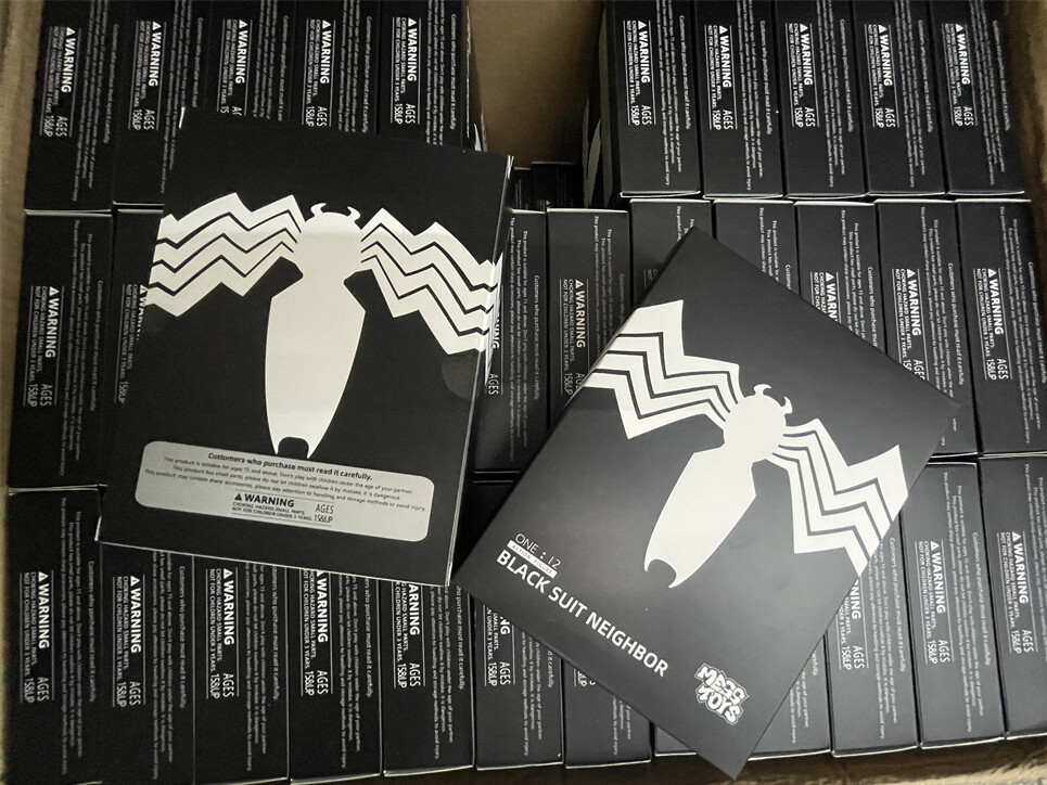 US Stock CT Toys Messtoys Symbiote Spider-Man Black Spider Action Figure Boxed