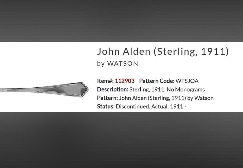 Sterling Silver Lemon Fork John Alden By Watson 5 1/4” No Monogram 1911 Era