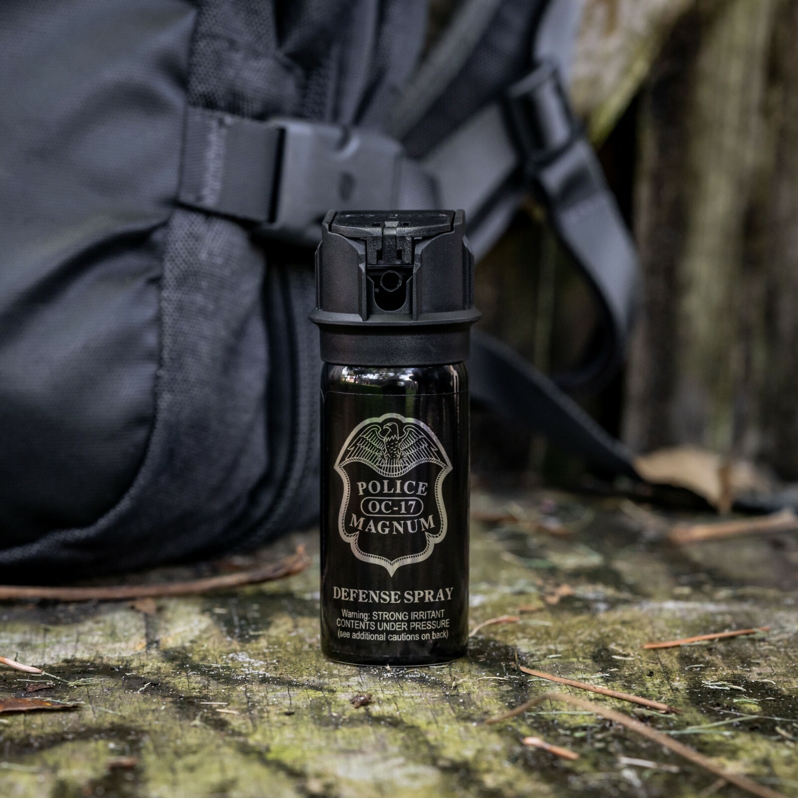 2 Police Magnum pepper spray 2 ounce Flip Top Fogger Safety Personal Defense