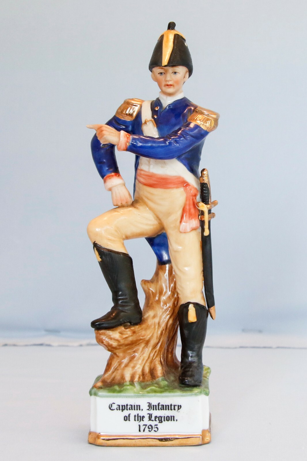 Vintage Marks & Rosenfeld Porcelain England Soldier Figure