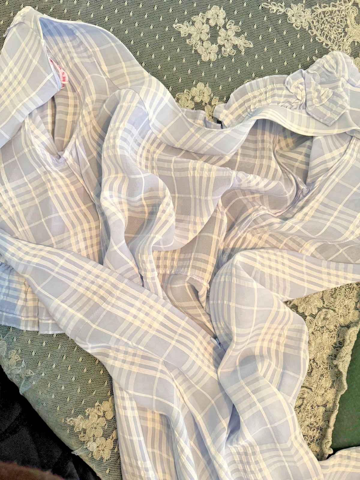 Vampire's Wife Blue White Dress, UK 8