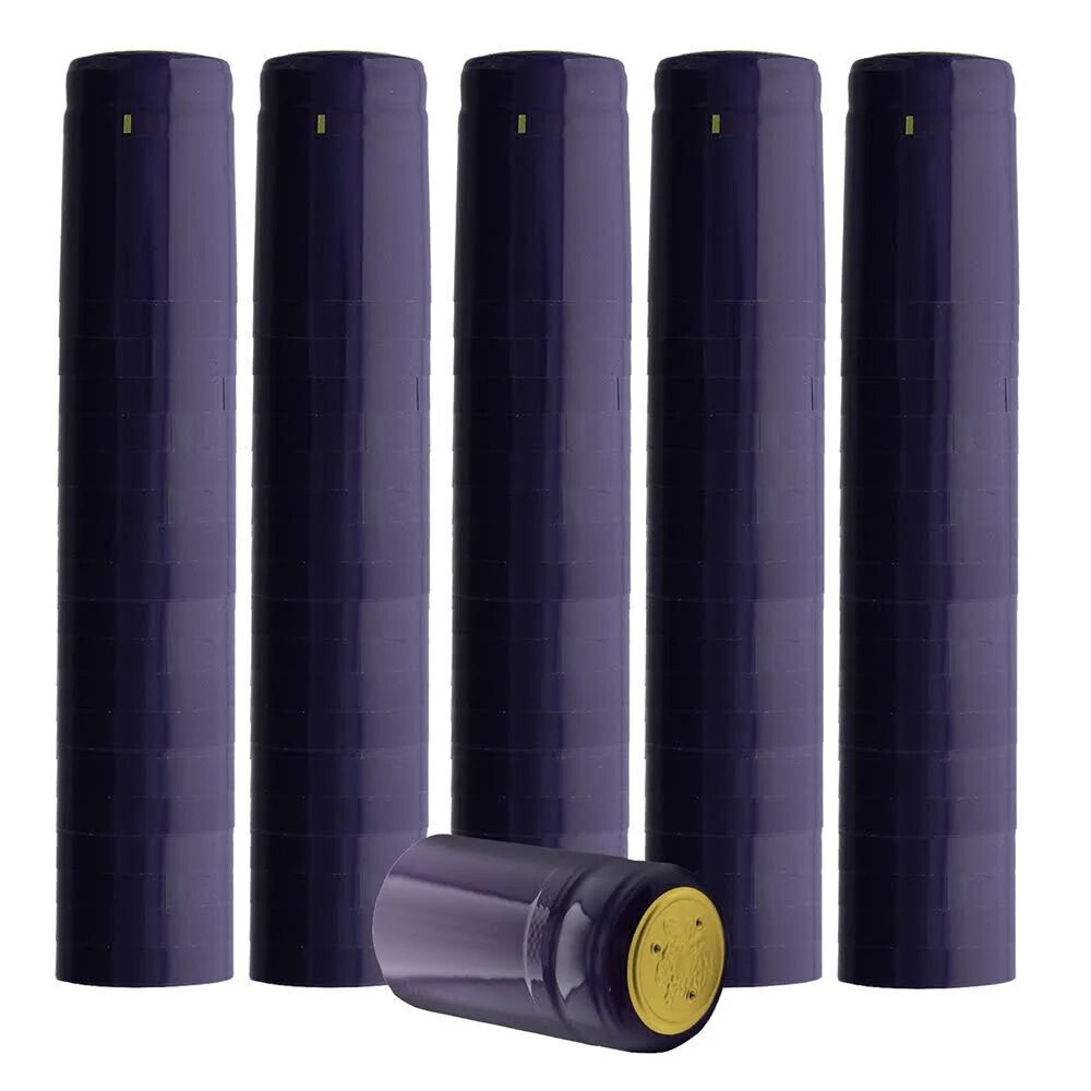 PURPLE PVC SHRINK CAPSULES 100 Pack